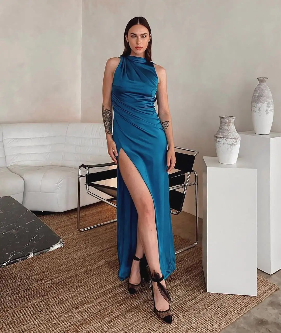 Ocean Muse Evening Gown