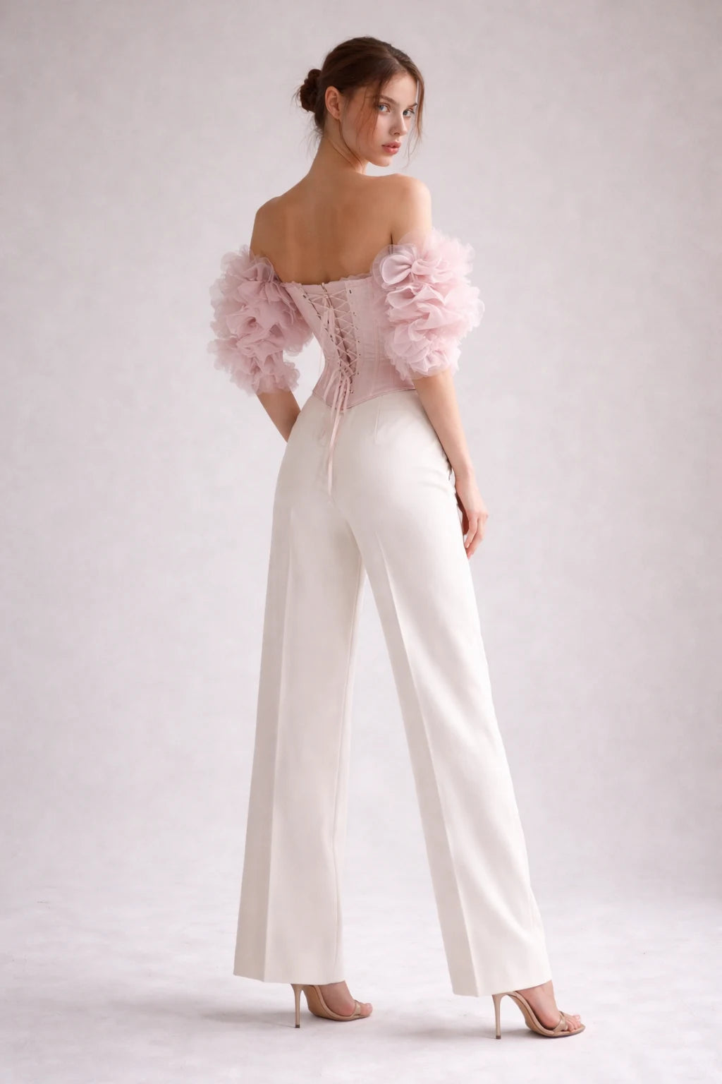 Blush Petal Corset Top