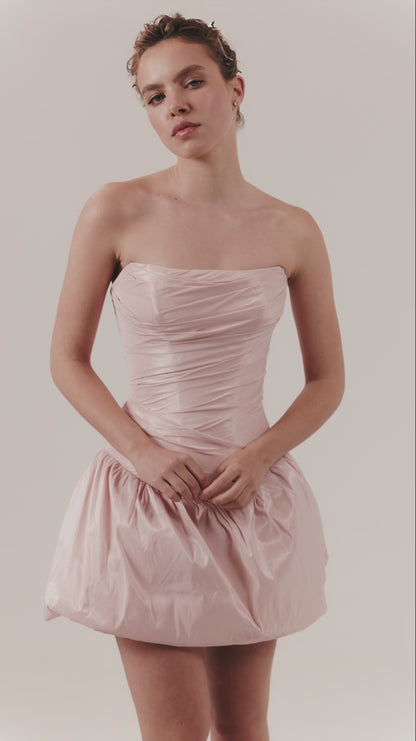 Rosette Glow Mini Dress