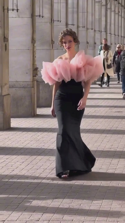 Elizabeth Classic Off Shoulder Gown