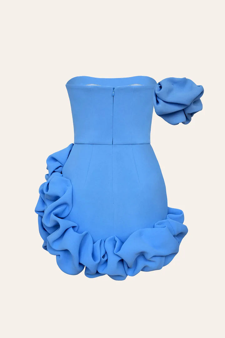 Bustier Ocean Dress Flora Bottom One Shoulder